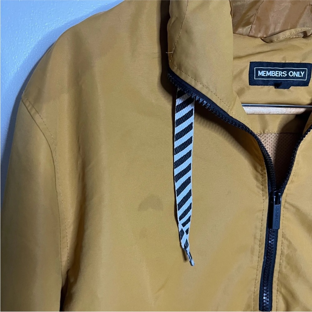 Members Only Pullover Windbreaker Jacket Mens Bro… - image 5